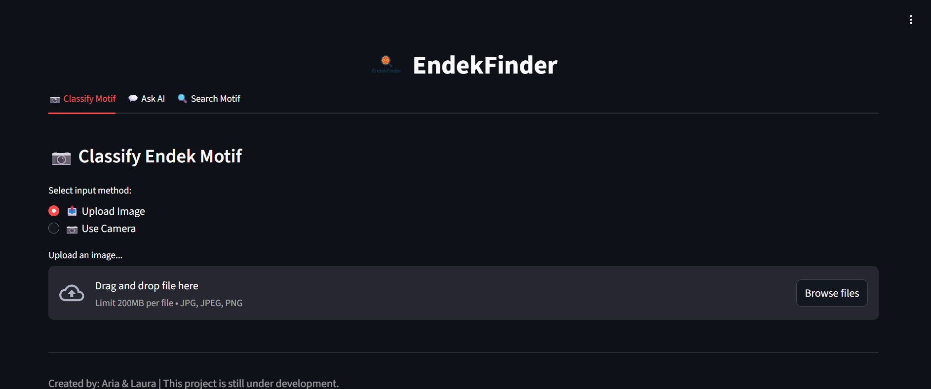 Endek Finder Screenshot